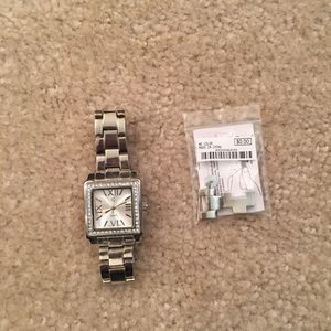 Charming Charlie silver watch